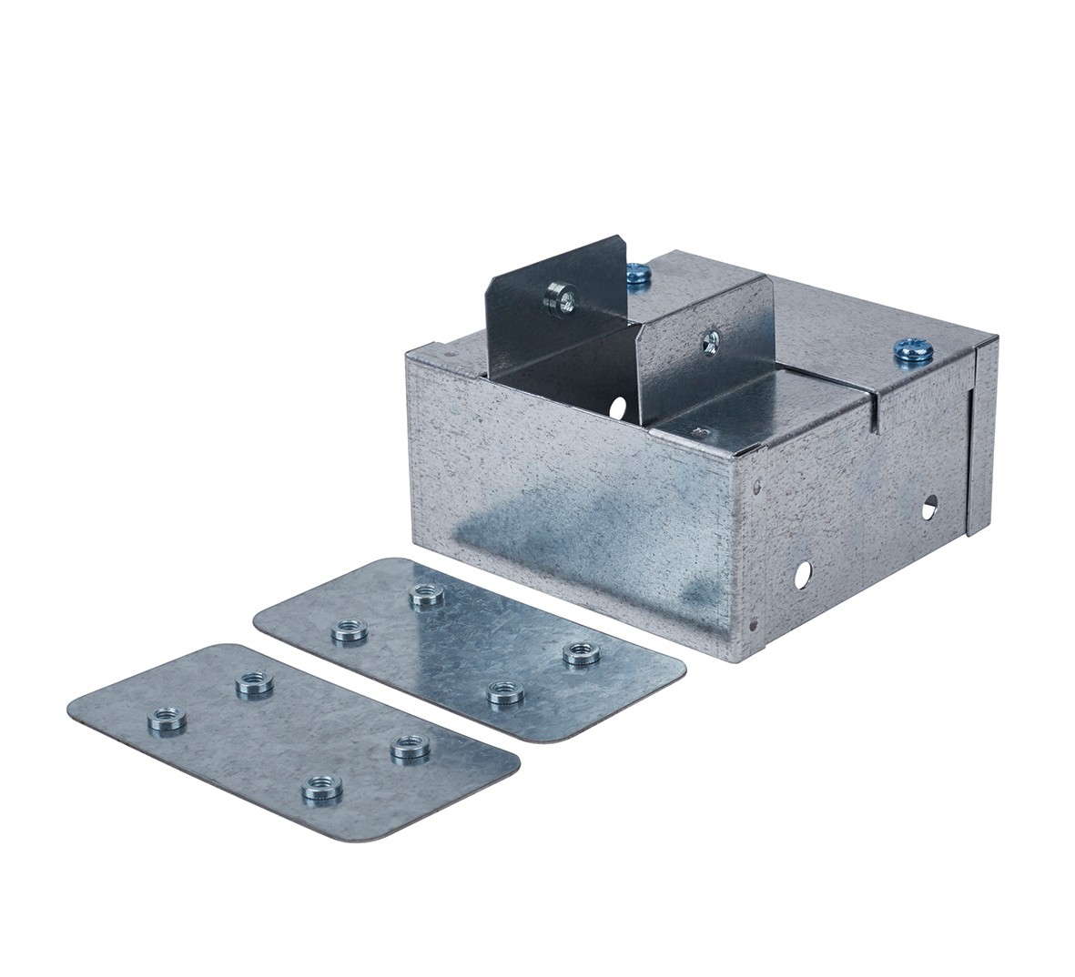 Galvanised Steel Reducer - 100 x 100mm to 50 x 50mm 175339