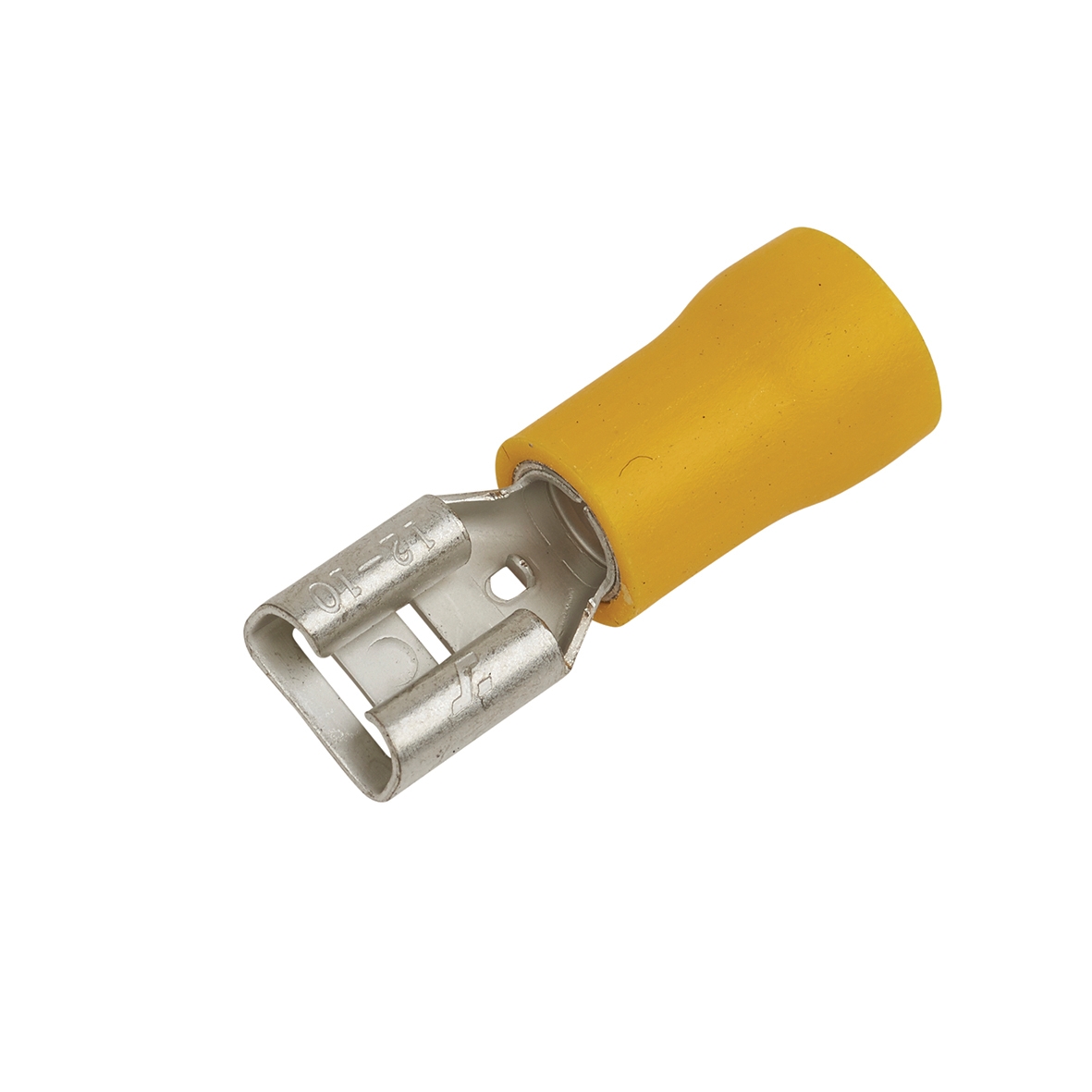 5x Crimp Insulated Female Spade - Yellow 180388
