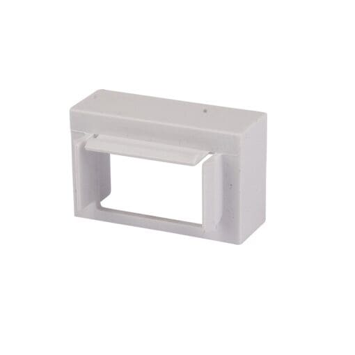10x Marshall Tufflex Mini Trunking Surface Box Adaptor - 16x25mm - White 182499