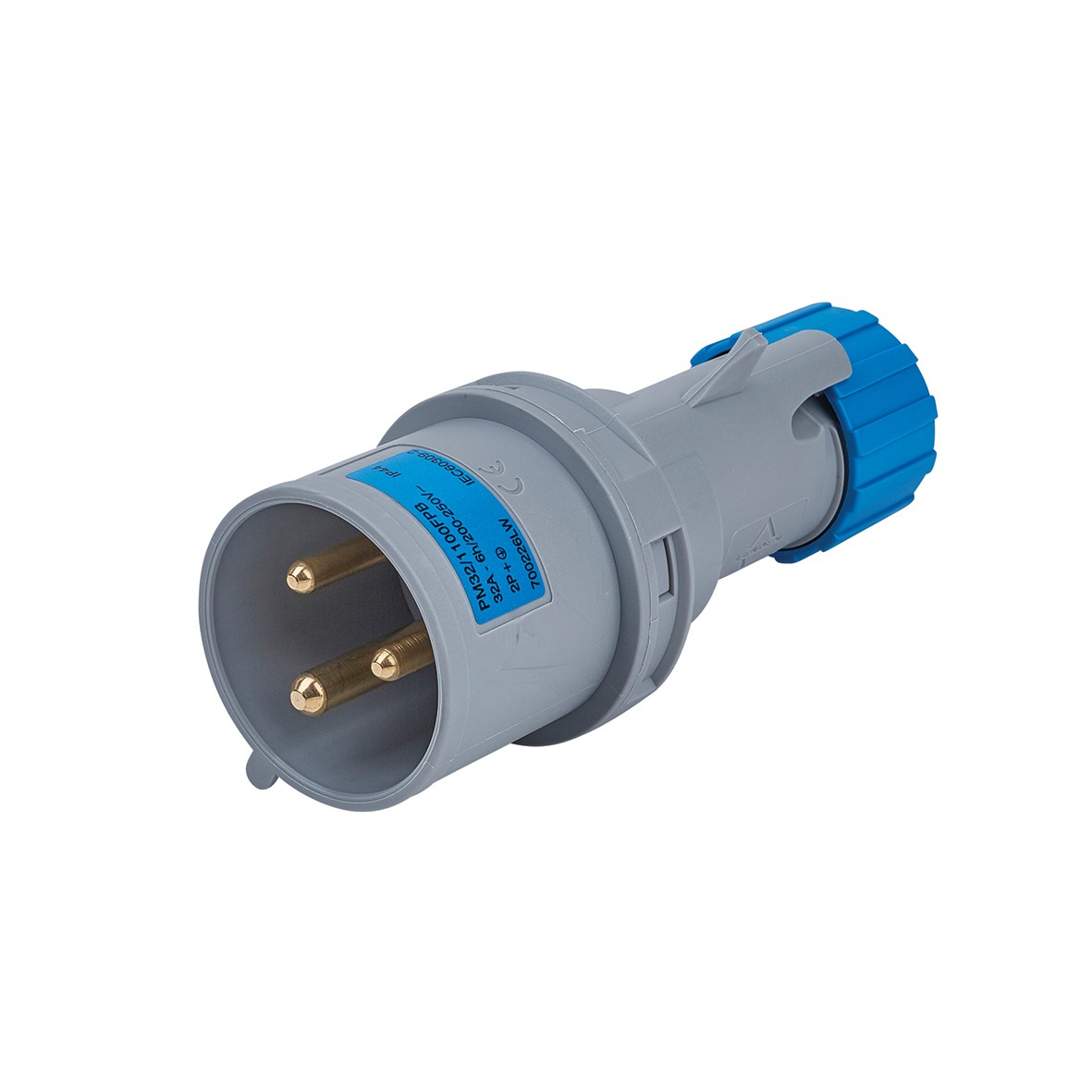 32A 2 Pin & Earth Plug - Blue 183249