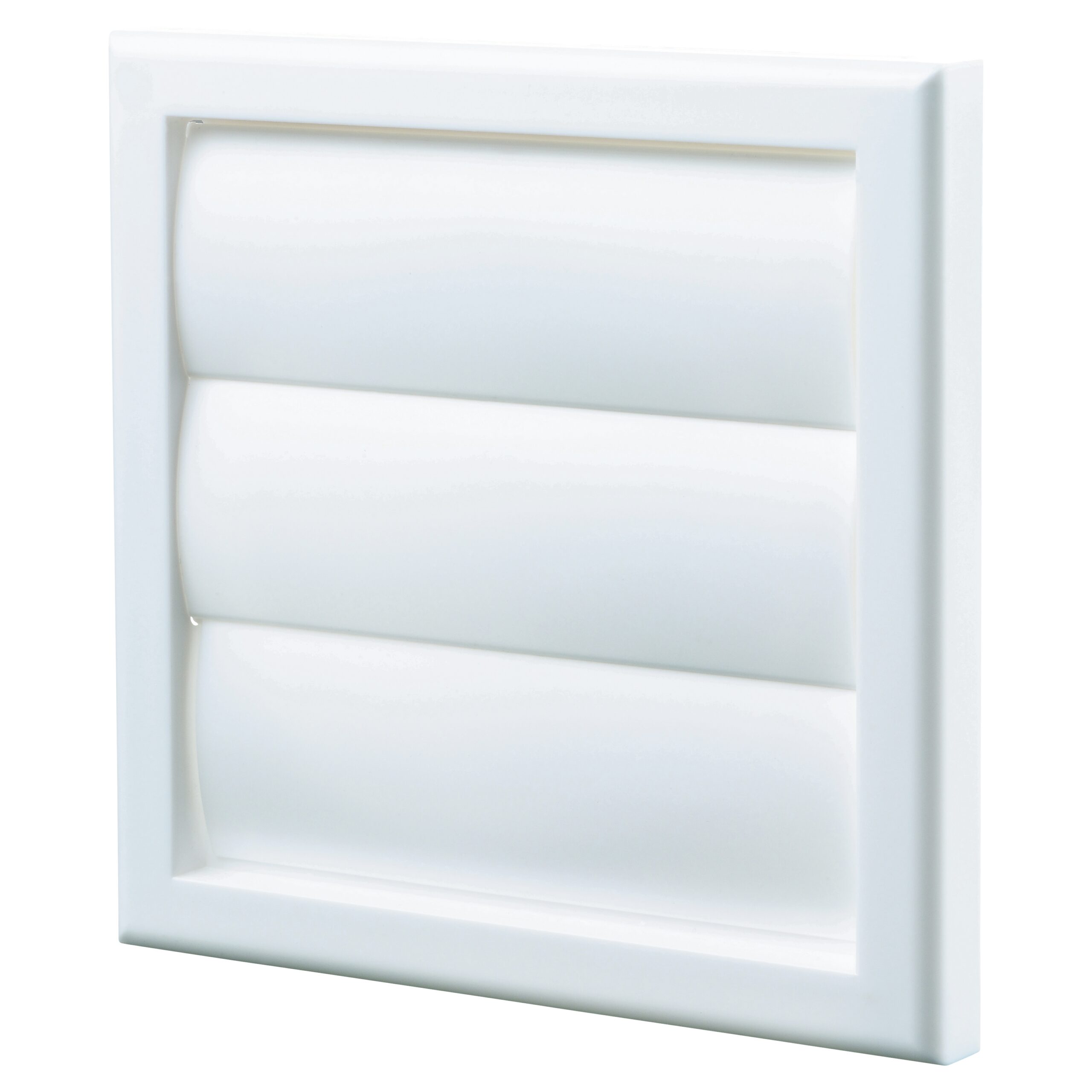 Blauberg Plastic Gravity Shutter - 150mm - White 185526