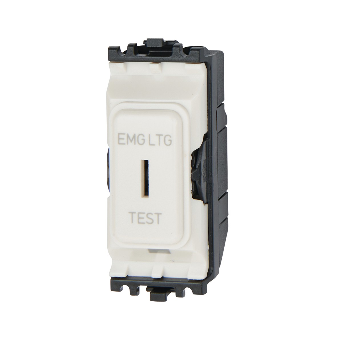 MK 20A 1 Way Single Pole Emergency Lighting Key Grid Switch - White 187831