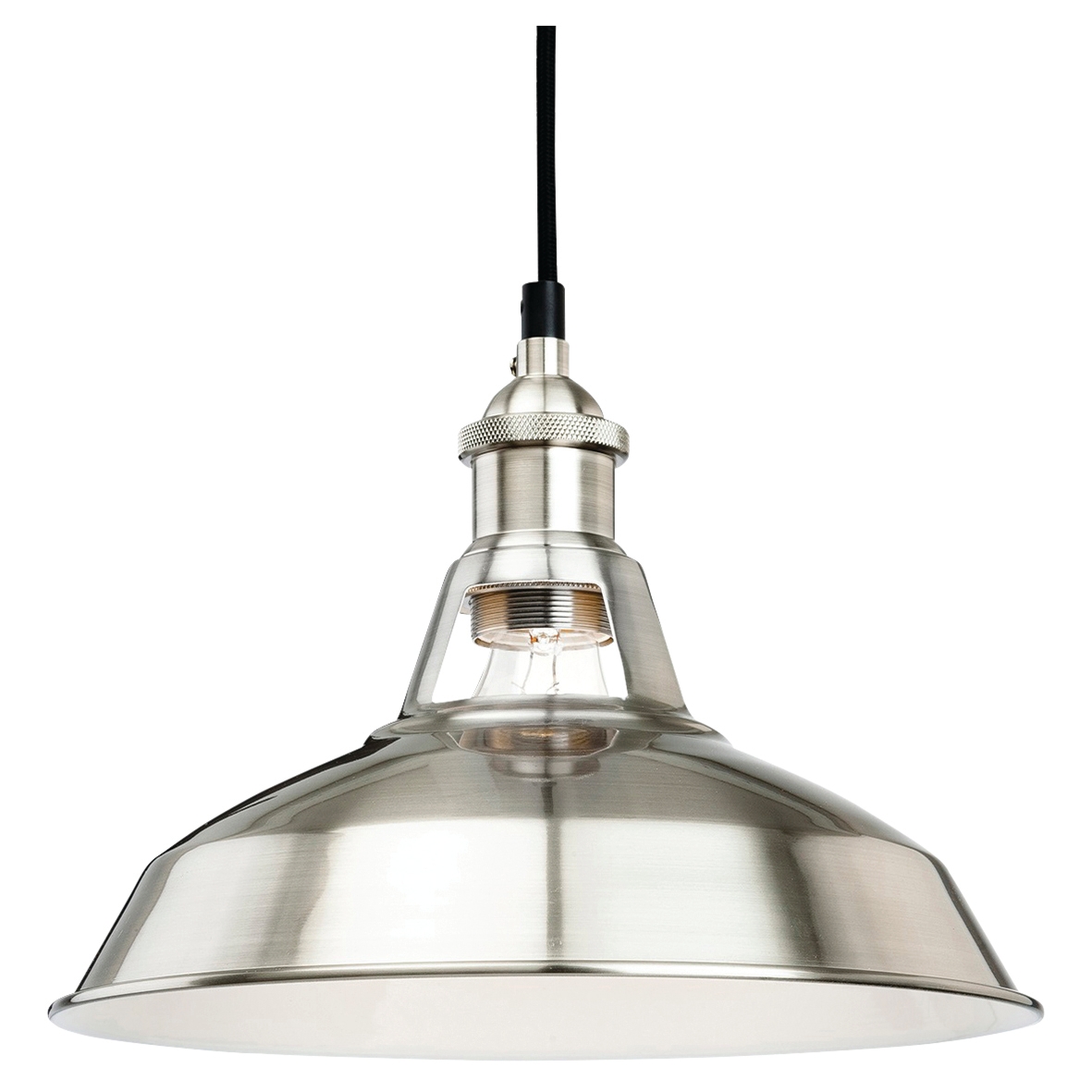 Altro Albany Ceiling Light Pendant - Brushed Steel 190203