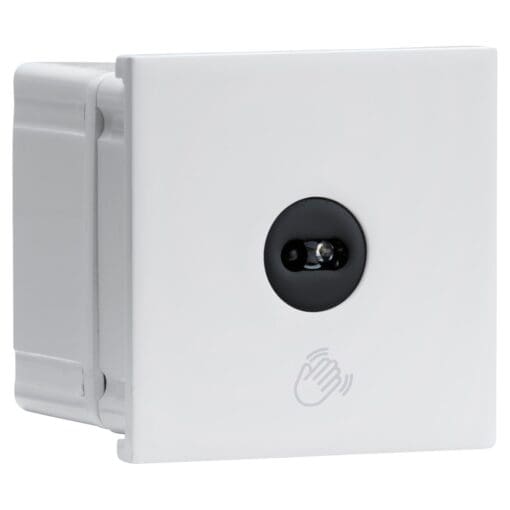 Knightsbridge 100W LED Touchless Euro Module Light Switch - White 190980