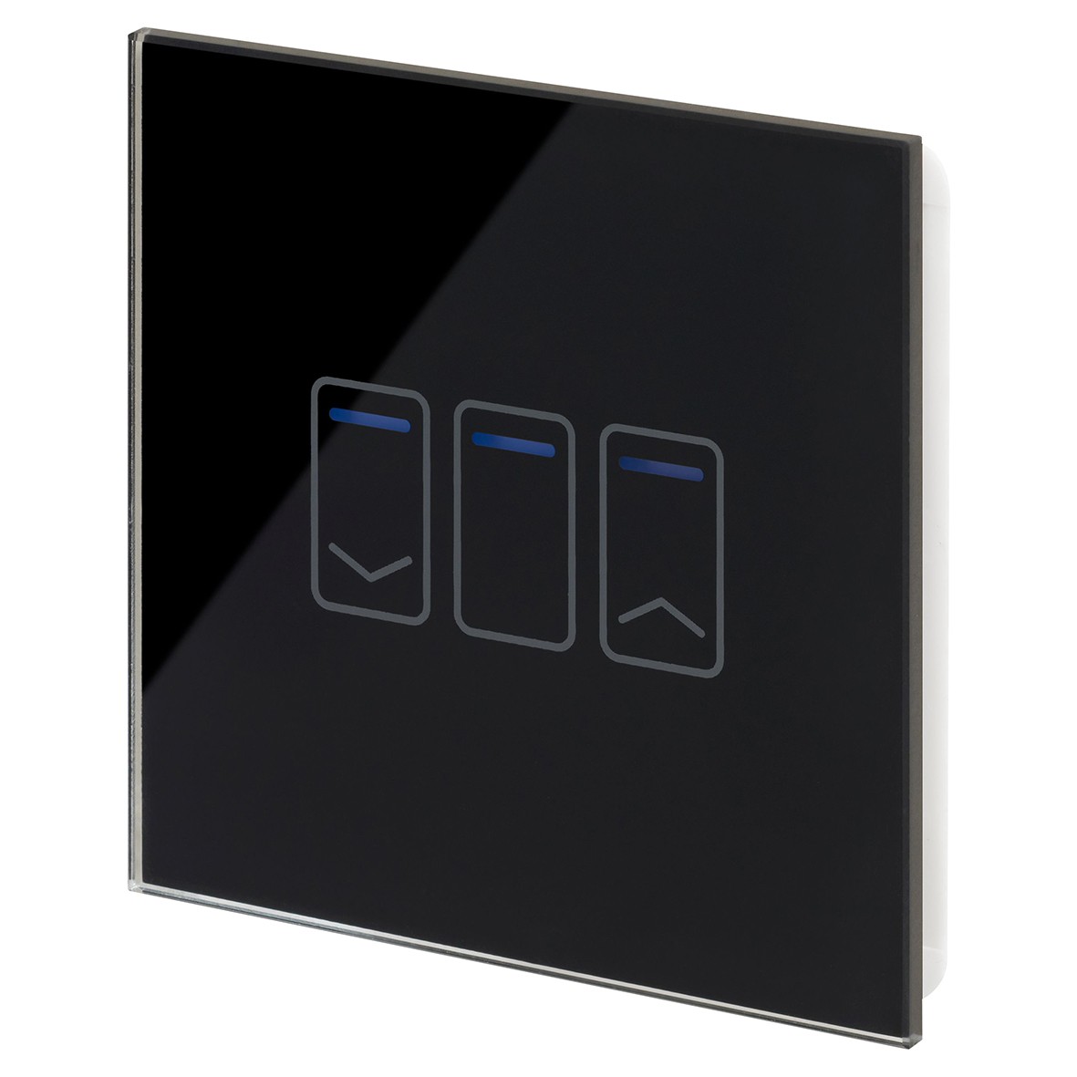 Retrotouch Crystal+ 1 Gang Wi-Fi Smart Dimmer Switch - Black 191167