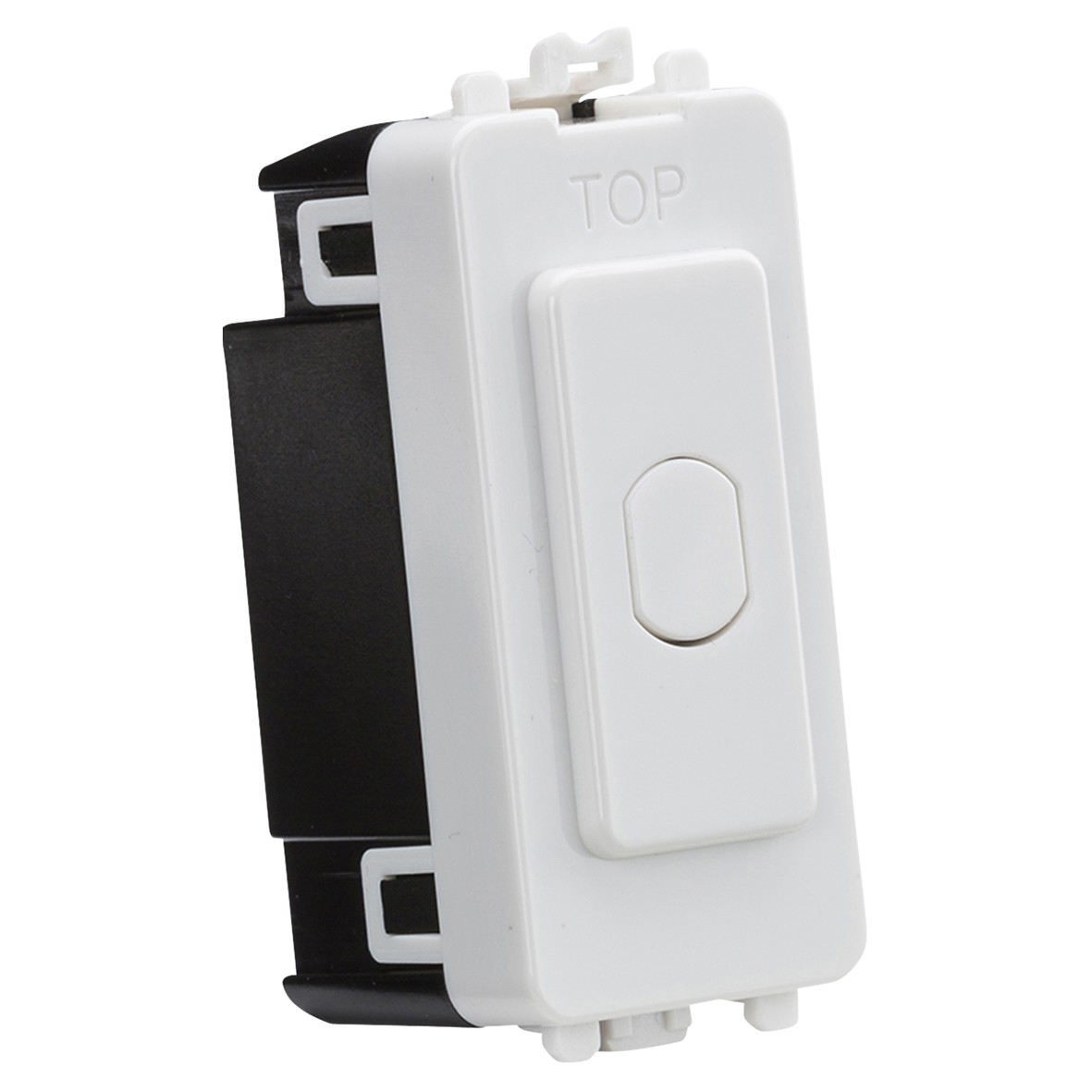 Knightsbridge 10-100W 1 Gang 1 Way LED Metal Clad Grid Touch Dimmer Swi 191506