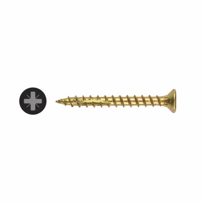 Ulti-Mate II Woodscrew - 3.5 x 12mm - Yellow Zinc - Box of 200 192916
