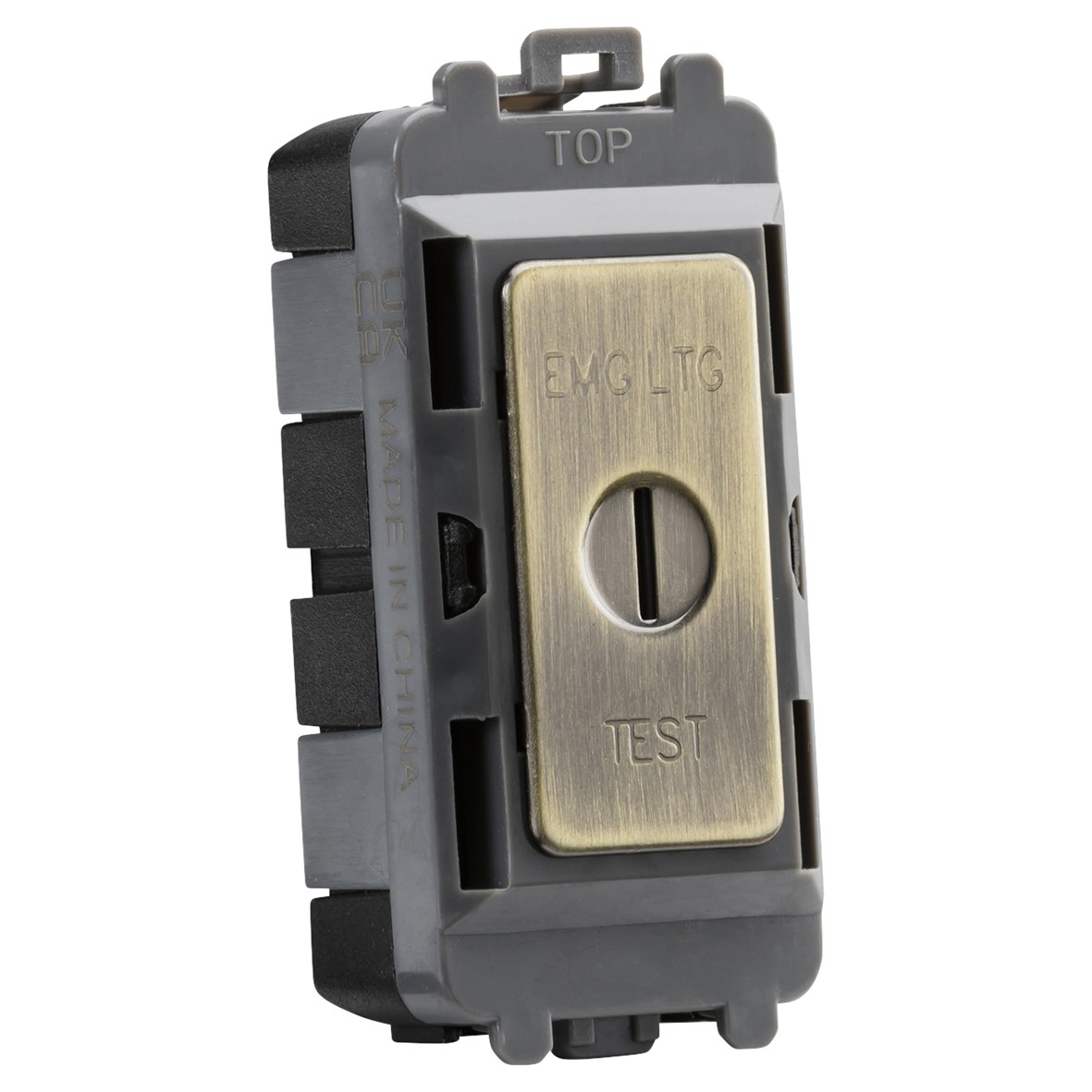 Knightsbridge 20AX 2 Way Single Pole Key Emergency Test Grid Switch - A 199054