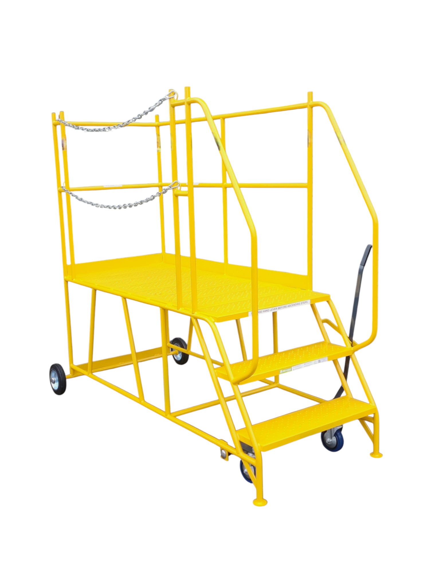 Industrial Access Steps with Platform