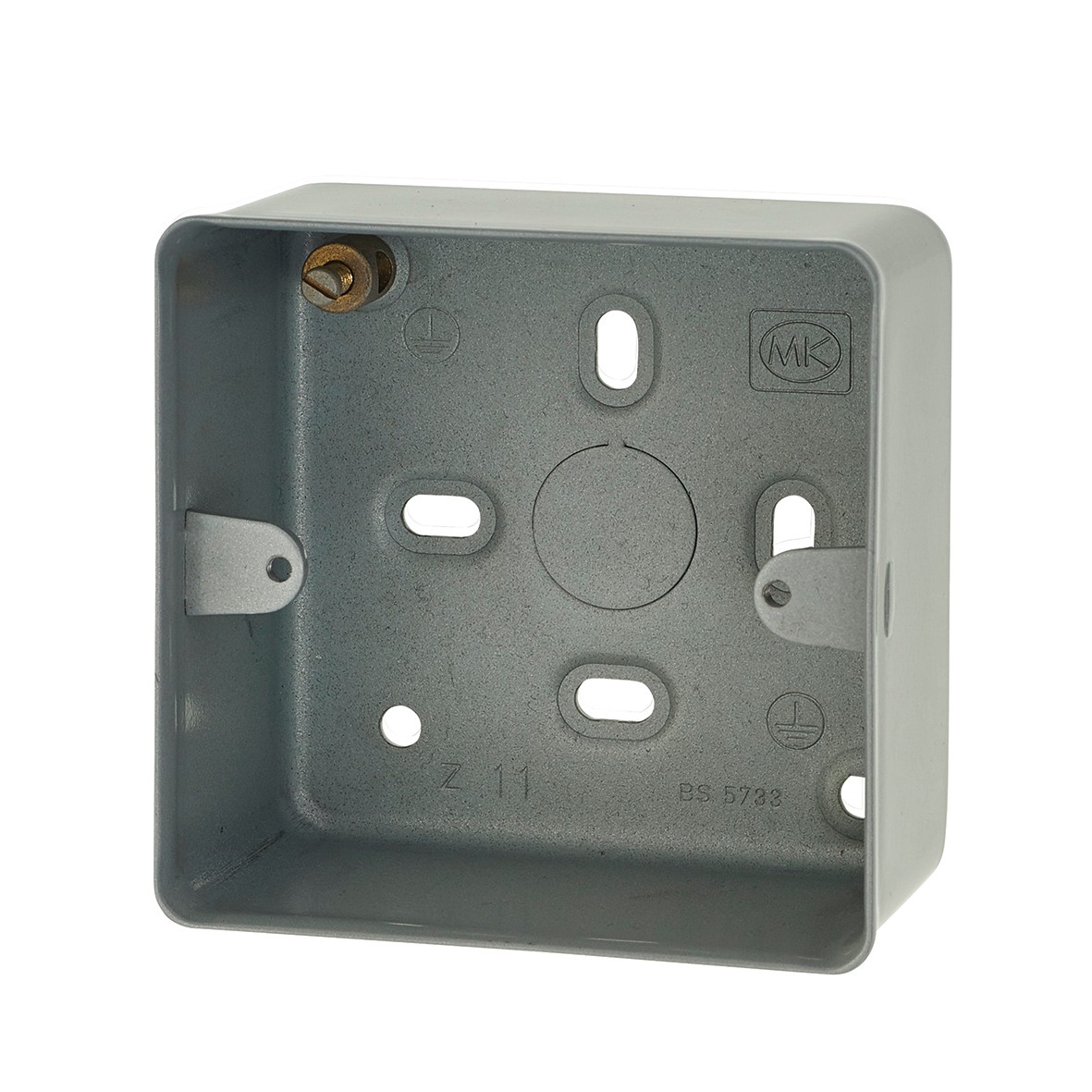 MK 1 Gang Surface Back Box - 41mm - Steel 204830