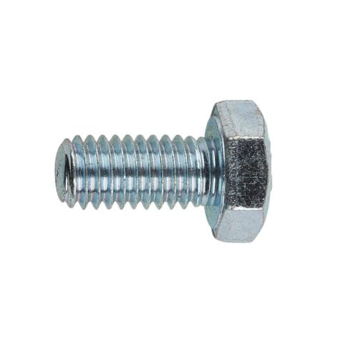 10x M6x12 Zinc Plated Hexagon Bolt 206495