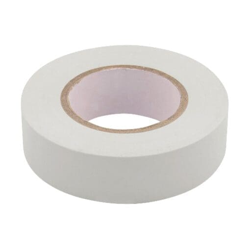 ROLL 20M 19MM PVC TAPE WHITE 860012