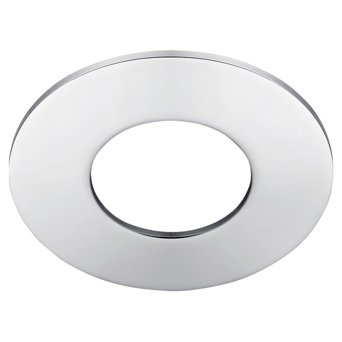 Luceco Compact Flat FType Bezel - Polished Chrome 215935