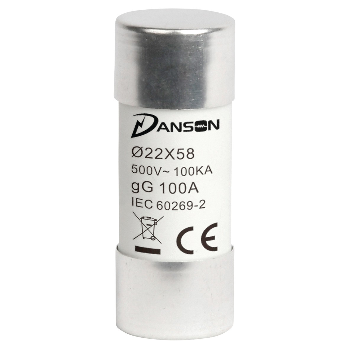 5x Danson 100A Fuse for Switchboards 217915