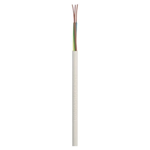 Doncaster Cables 3183Y 3 Core Round Flex Cable - 1mm x 5m - White 218156