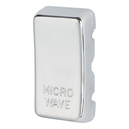 BG Printed Switch Module - Microwave - Polished Chrome 221031