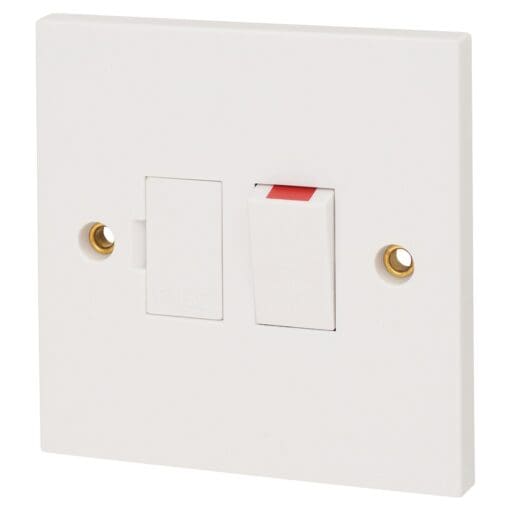 Schneider Exclusive 13A Switched Fused Connection Unit - White 221238