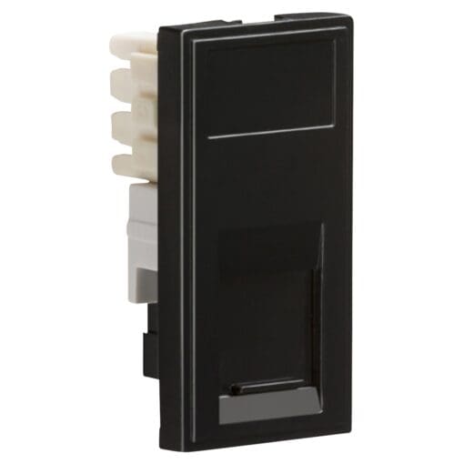 Knightsbridge RJ11 Telephone Euro Module - IDC Type - Black 222478