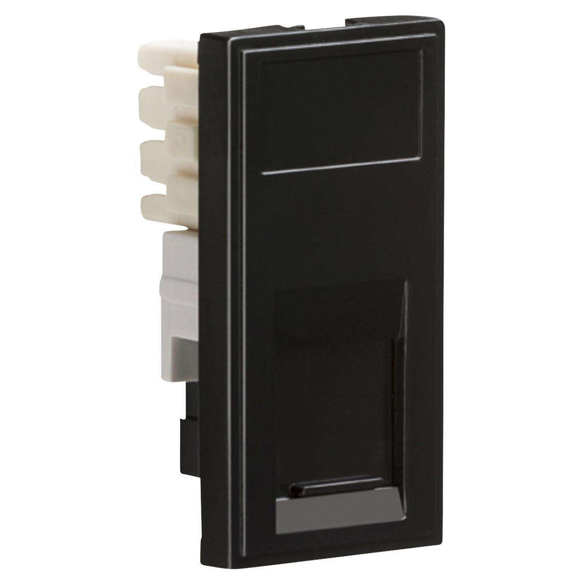 Knightsbridge RJ11 Telephone Euro Module - IDC Type - Black 222478