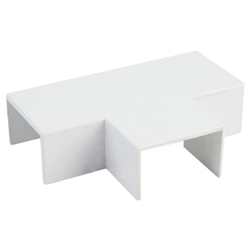 5x MK Ega Mini PVC-U Flat Unequal Tee 25x40mm/16x25mm - White - Pack 5 225377