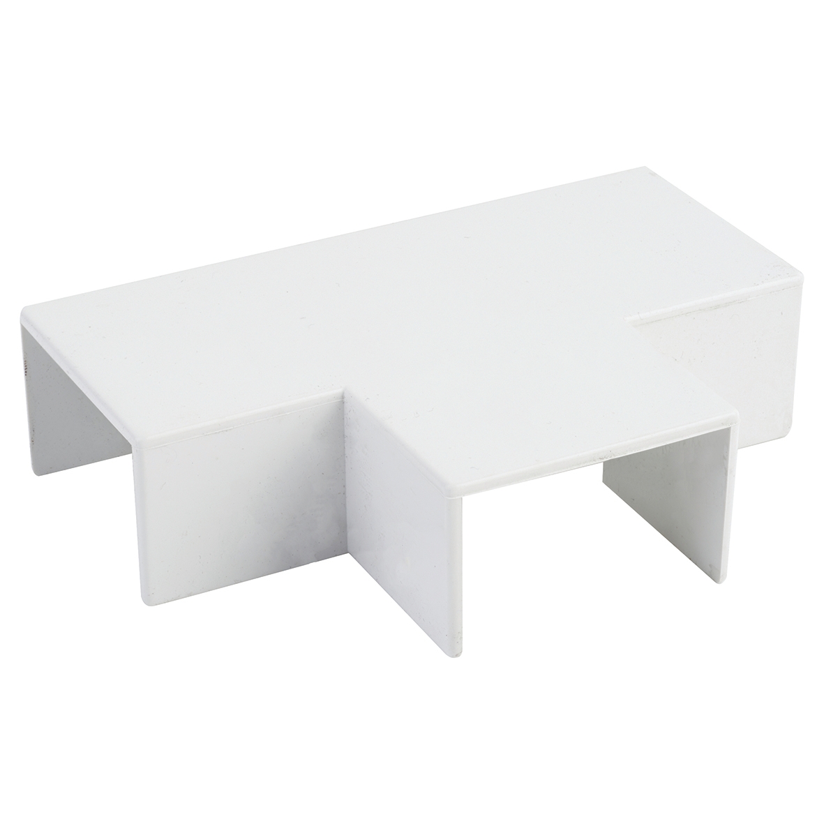 5x MK Ega Mini PVC-U Flat Unequal Tee 25x40mm/16x25mm - White - Pack 5 225377