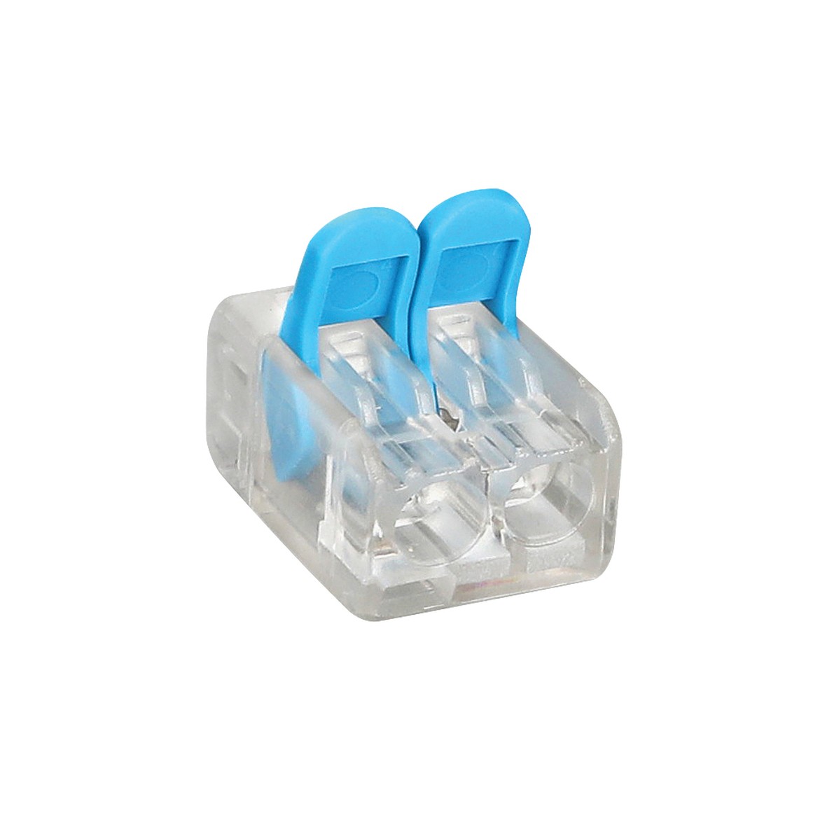 10x Hylec Screwless Lever Connectors - 1 Pole 2 Way - Pack 5 233743