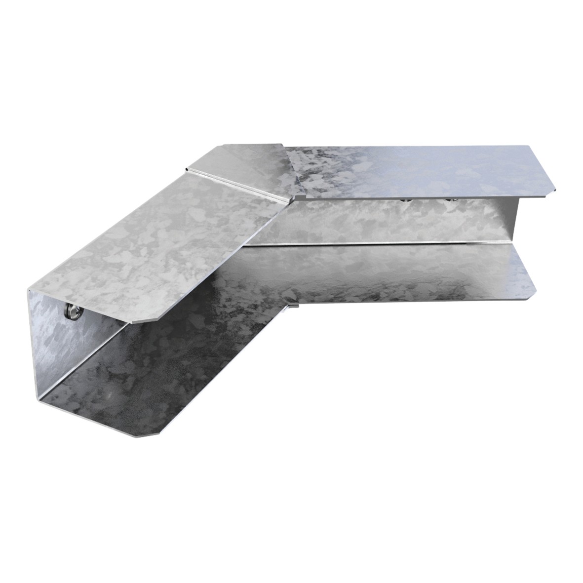 Trench Lighting Trunking 45° Internal Bend - Pre-Galvanised 236704