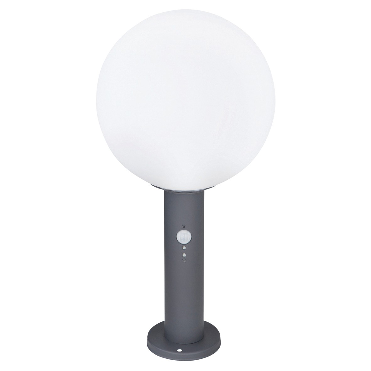 Globo Globe Post Light with PIR Sensor - Anthracite 238547