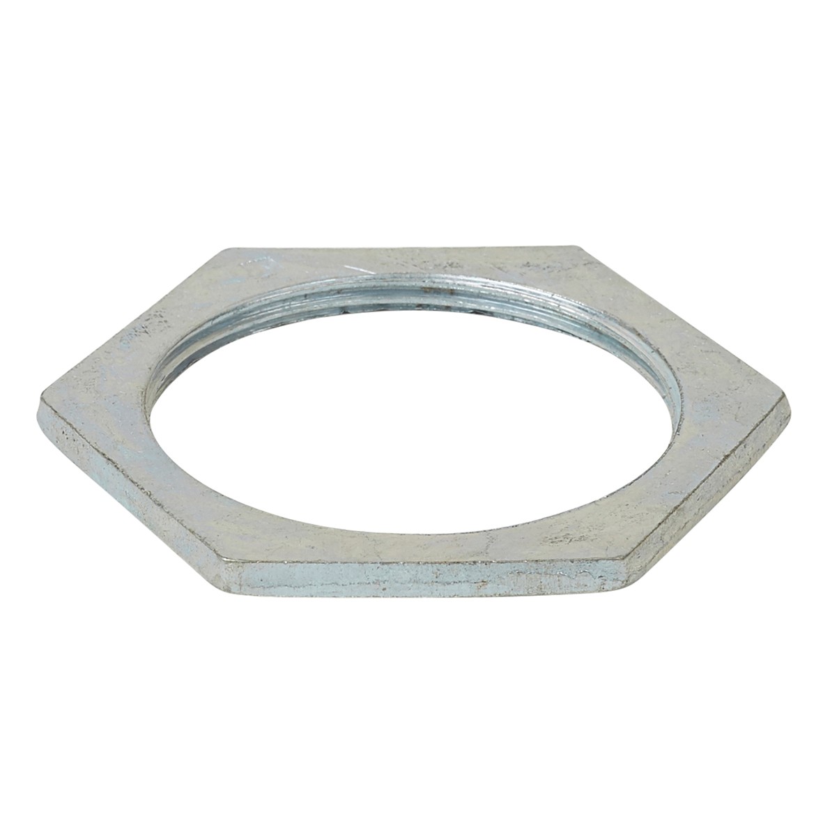 5x Steel Conduit Locknut - 2 - Galvanised - Pack 10" 240168