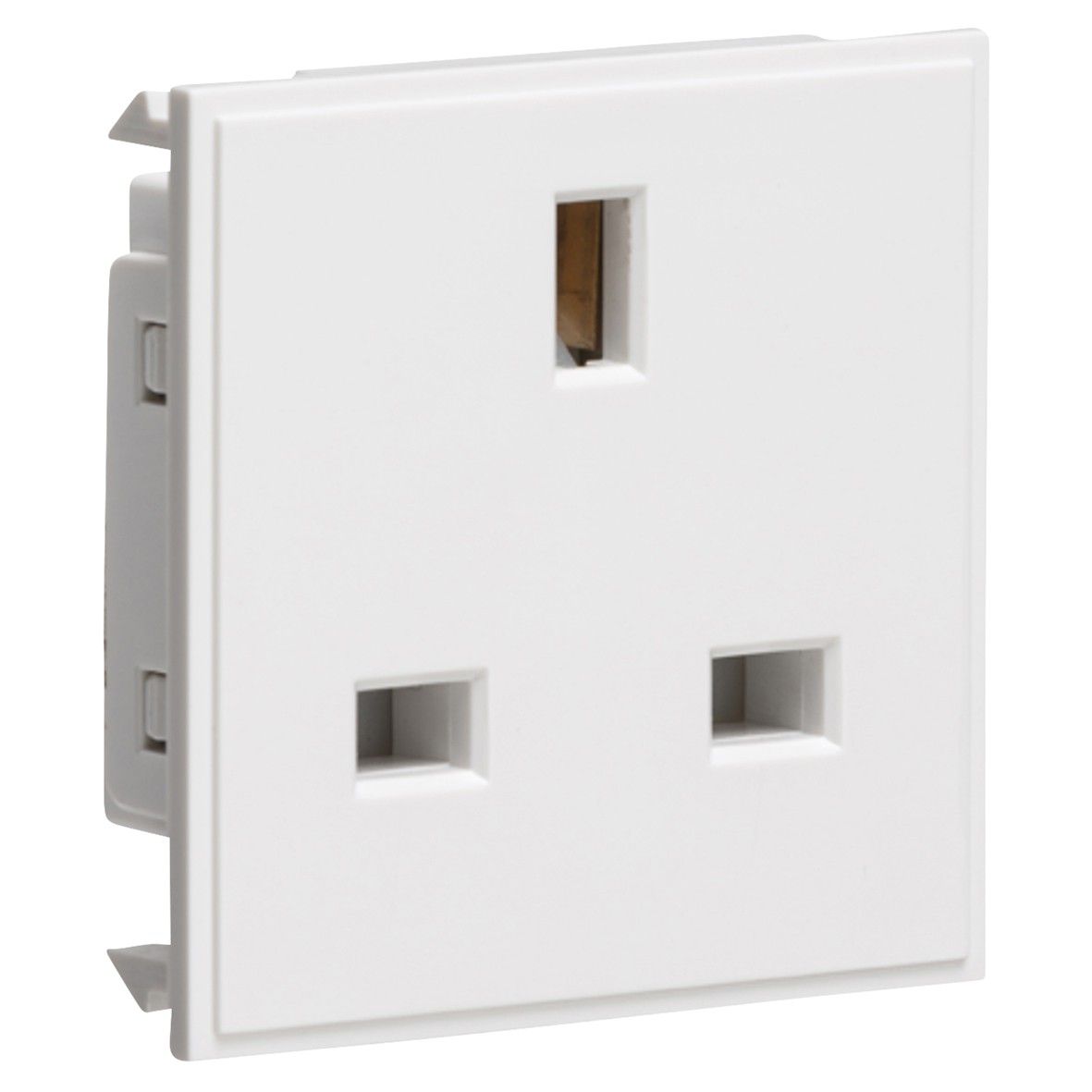 Knightsbridge 13A 1 Gang Unswitched Socket - White 243944