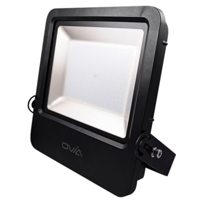 Ovia Pathfinder 200W LED Floodlight - IP65 - 4000K Cool White - Black 244009