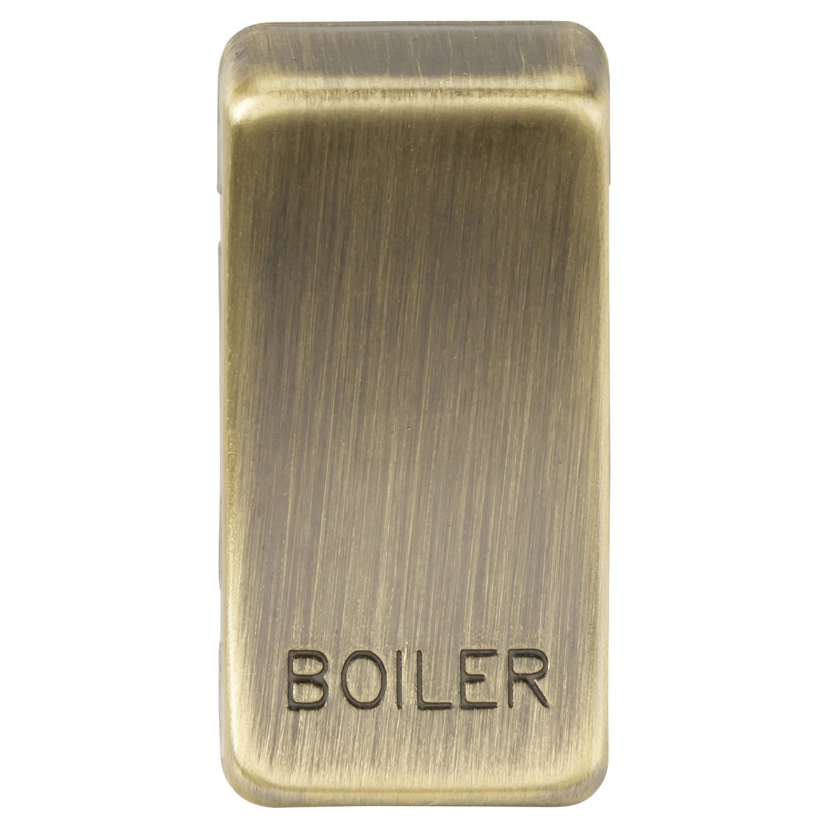 Knightsbridge Printed Grid Switch Rocker - Boiler - Antique Brass 247546