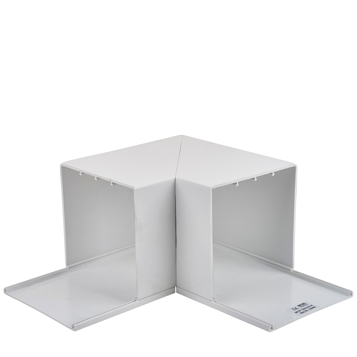 Maxi Trunking Flat Angle - 150 x 150mm - White 250667