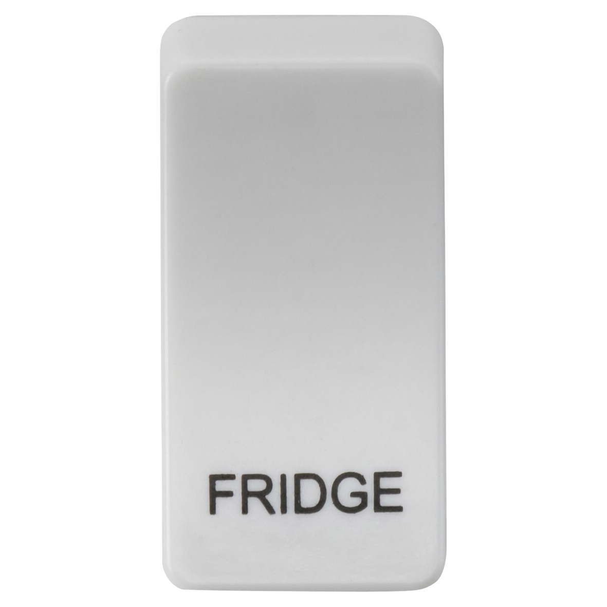 Knightsbridge Printed Metal Clad Grid Switch Rocker - Fridge - White 253181