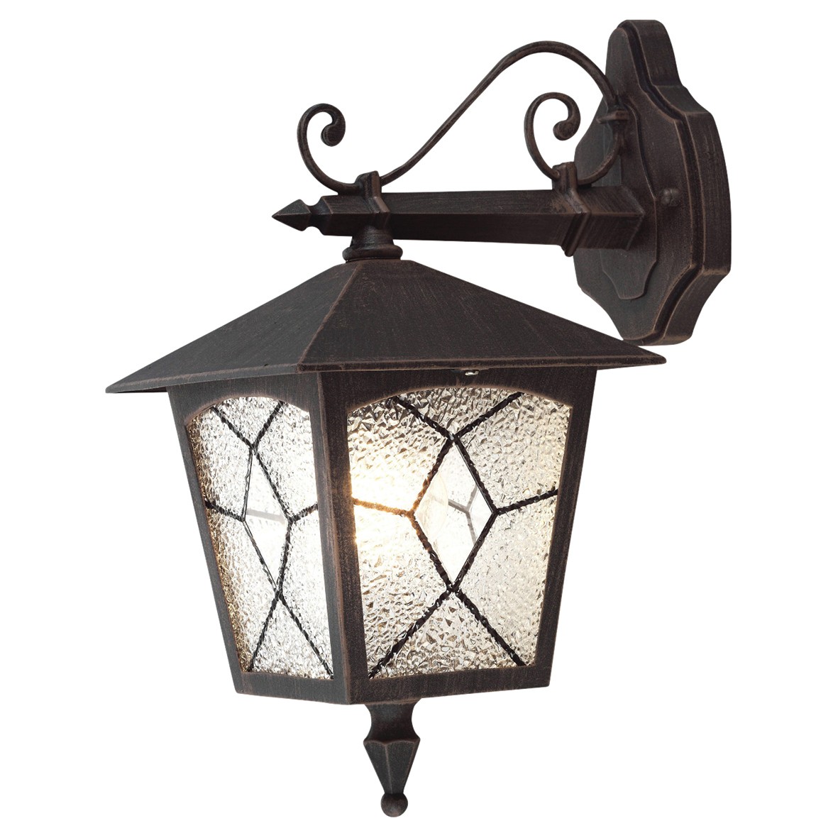 Globo Atlanta Outdoor Lantern Light - Black 255626