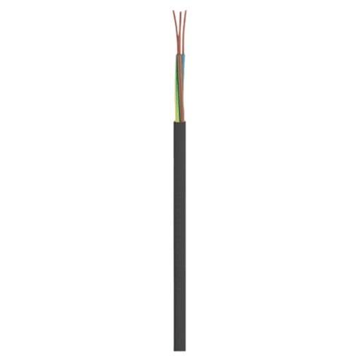 Doncaster Cables 3183TRS 3 Core Rubber Flex Cable - 0.75mm x 10m - Bl 257627