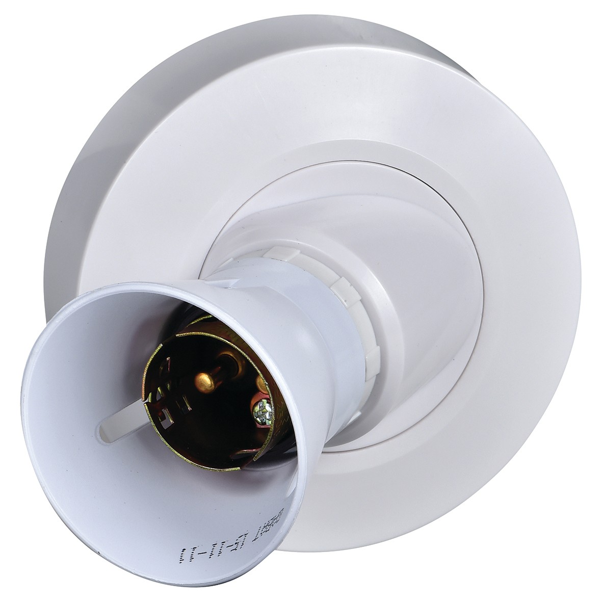 5x Schneider Exclusive Prewired Batten Lampholder - White 262720