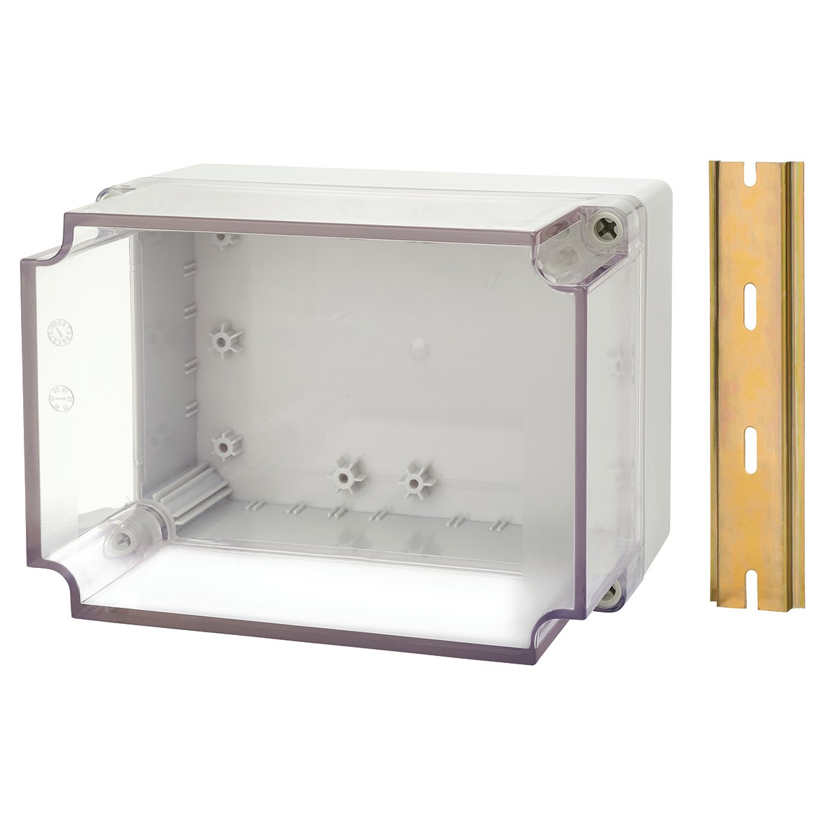Hylec DN Junction Box - 125 x 175 x 75mm - Transparent Lid 262894