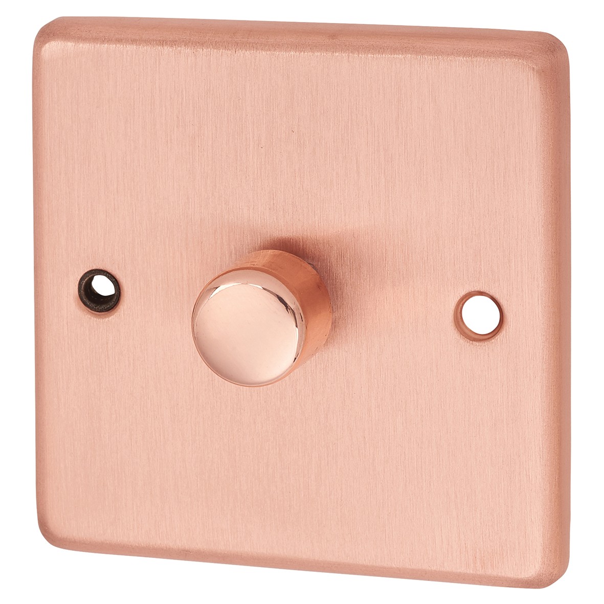G&H Brassware 1 Gang LED Dimmer - Brushed Copper 265422