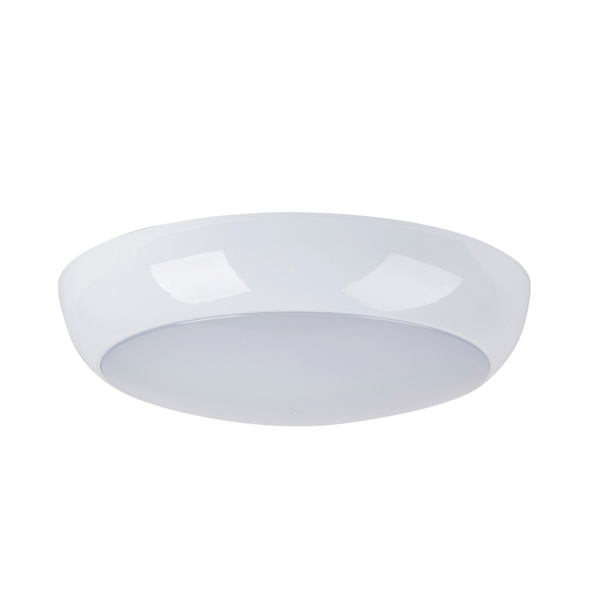 Polo LED Emergency Round Bulkhead White Opal IP54 268945