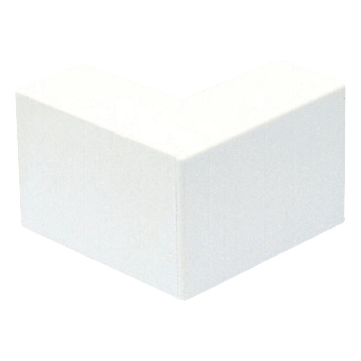 MK Mini Trunking External Corner Ega Mini 40x25mm - White - Pack 5 271151