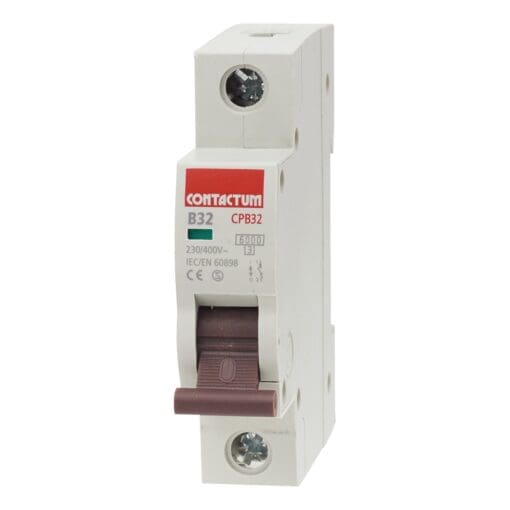 5x 32A 6kA Type B SP MCB 272036