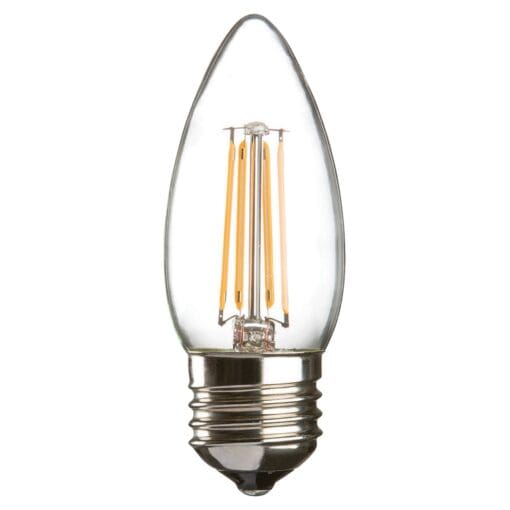 Knightsbridge 4W ES-E27 LED Filament Dimmable Candle Lamp - 2700K Warm White 276464