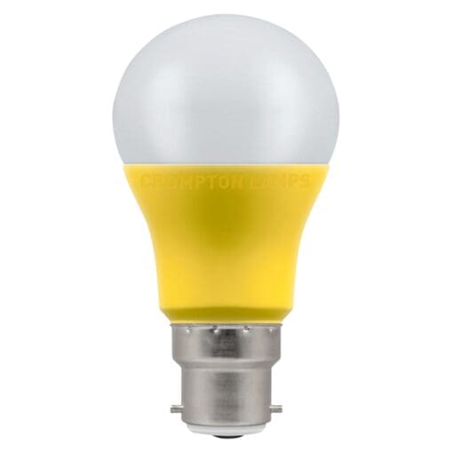 5x Crompton 11915 9.5W 110V LED GLS Thermal Plastic Lamp - B22 - 2700K 276572