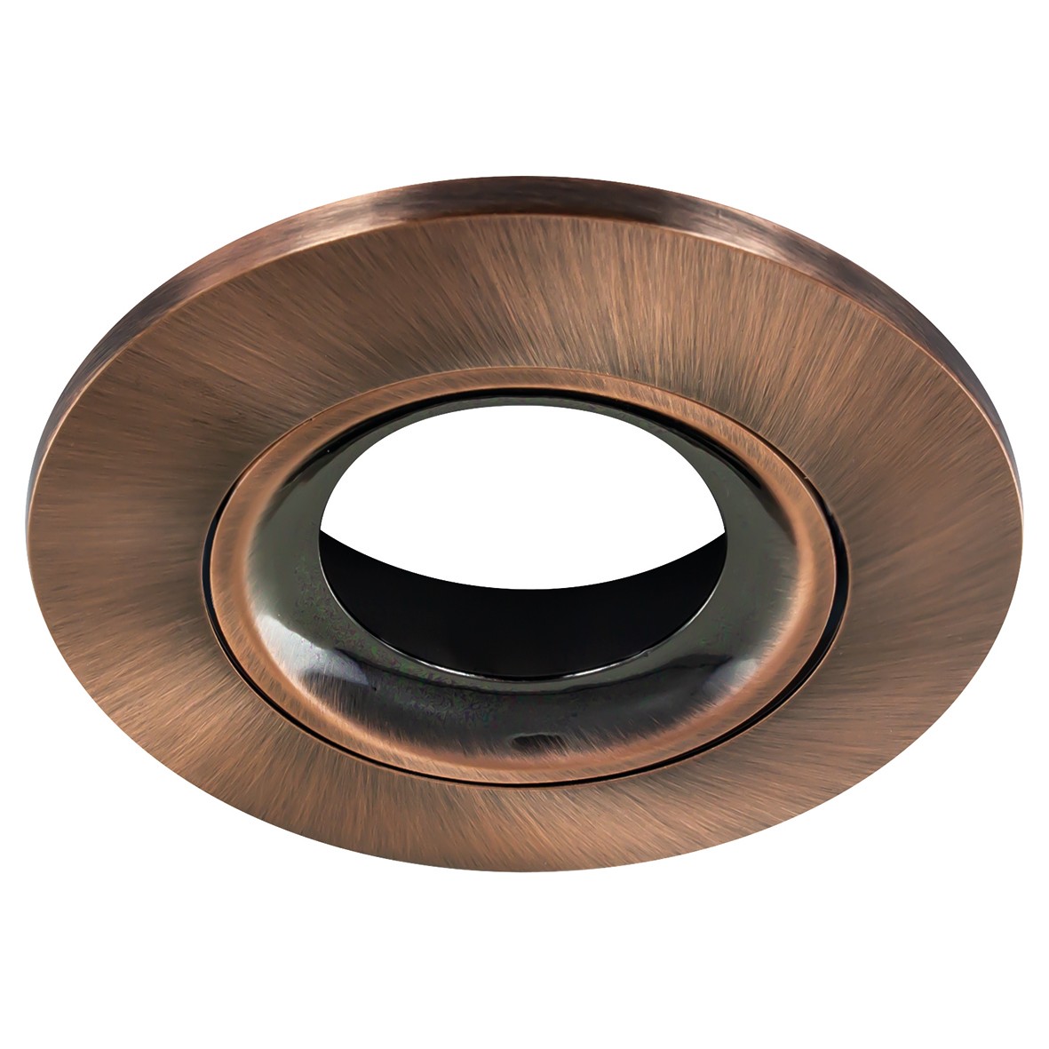 Integral Luxfire Tiltable Fire Rated Downlight Bezel - Copper 277598