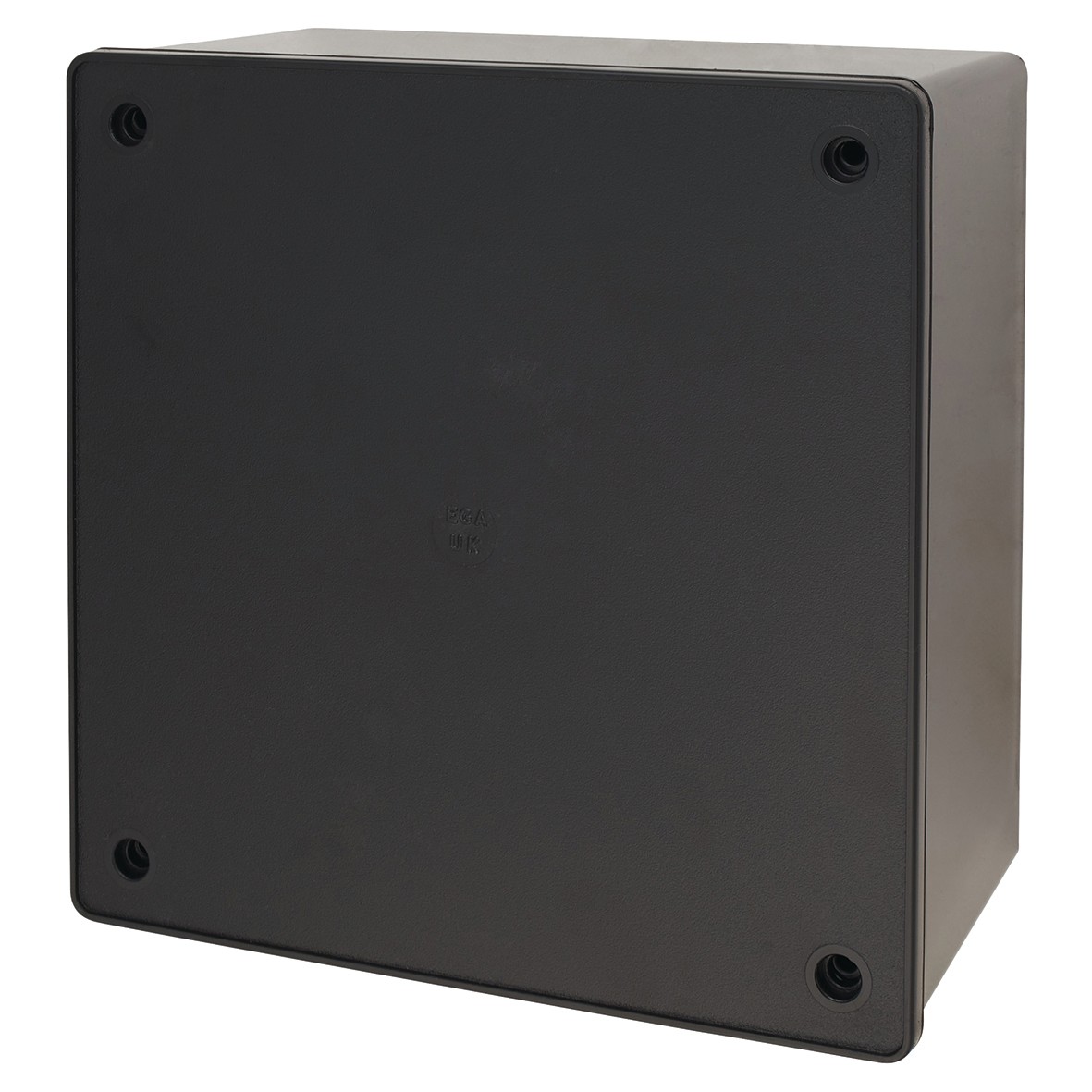 MK Adaptable box 150 x 150 x 75mm - Black 278758