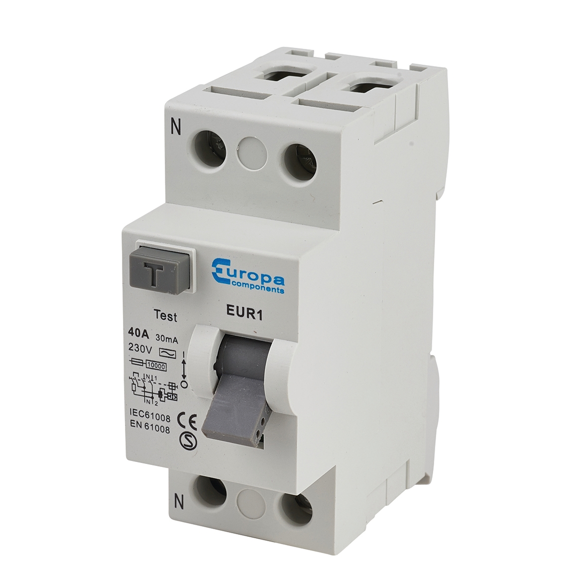 ABB 40A 30mA 2 Pole RCD 283896