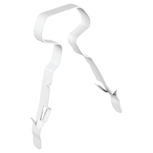 LINIAN Twin & Earth Clip - 10mm - White - Pack 100 286028
