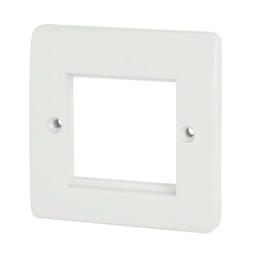MK 1 Gang Euro Module Plate - 2 Module 288188