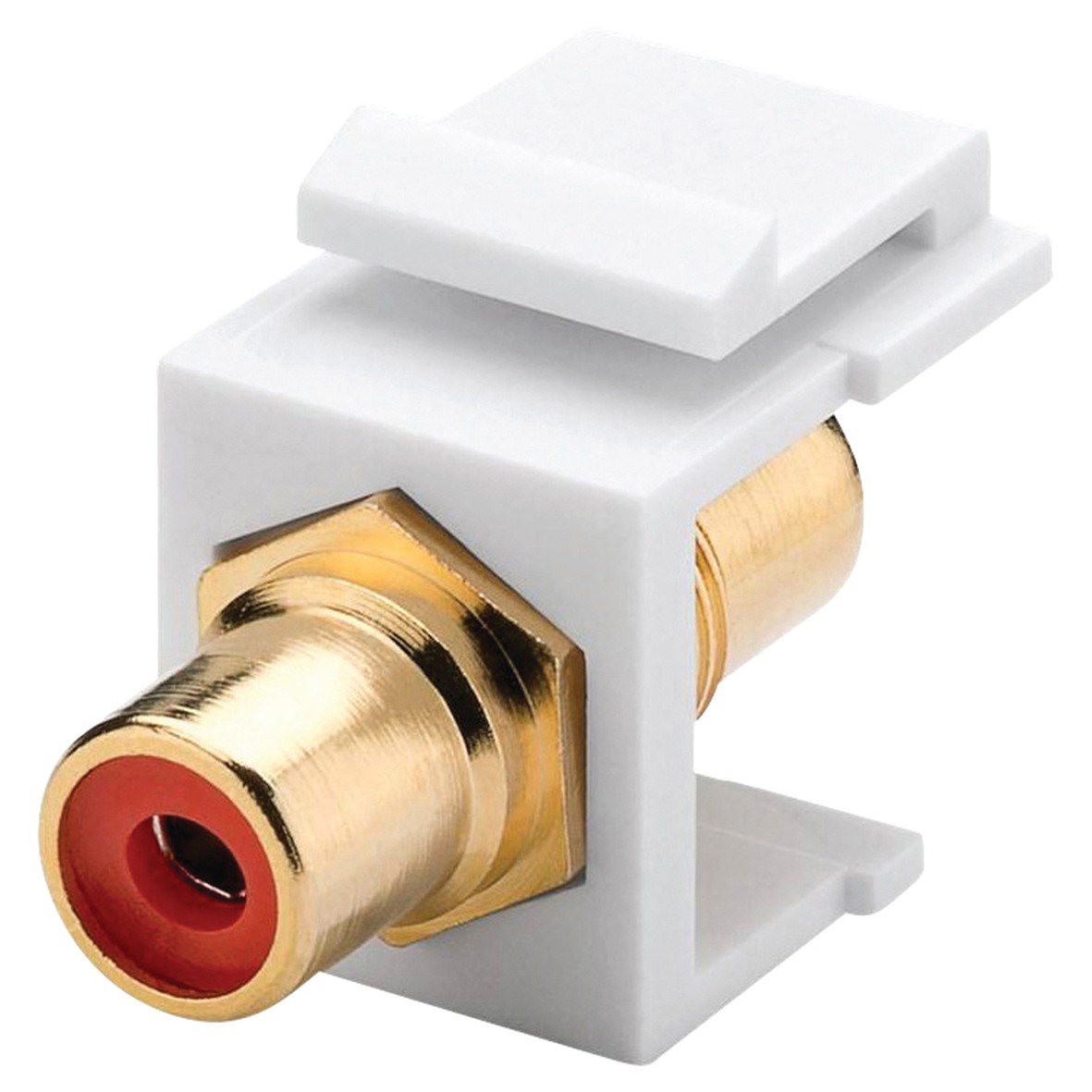 10x Keystone Phono Connector Red 289966